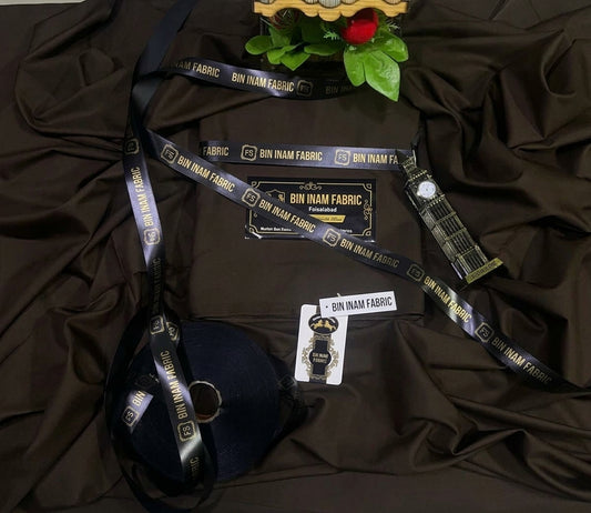 Italian Boski Wash & Wear Suit (Dark Choclate)